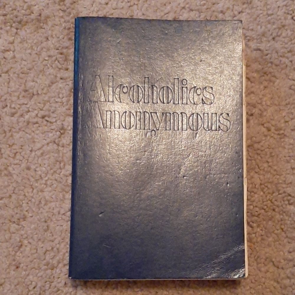 Vintage 1986 Alcoholics Anonymous book